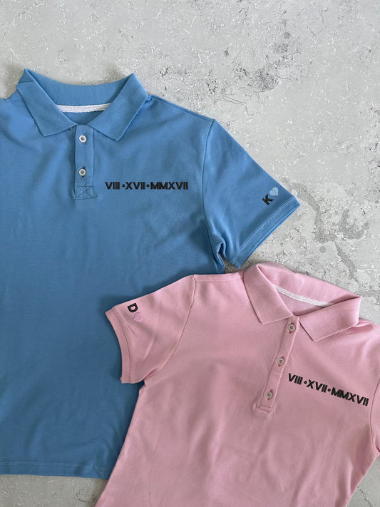 Polo majica sa rimskim datumom po želji